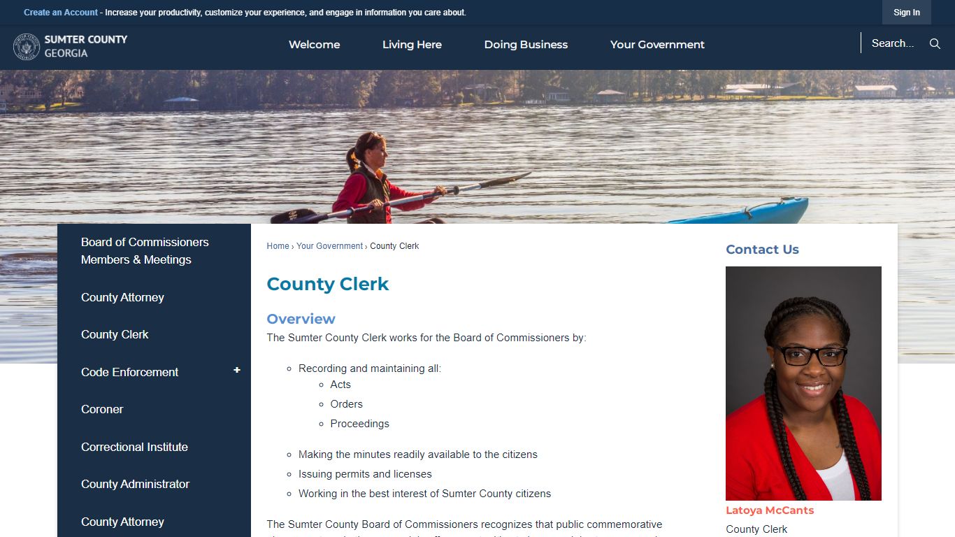 County Clerk | Sumter County, GA Official Website